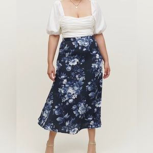 Reformation 2 Piece Bea Skirt & Ellora Top in Lottie